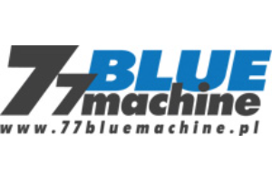 77 BLUE MACHINE Józef Sobczyk logo